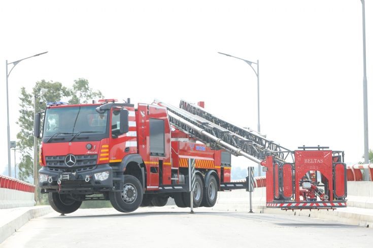 Beltas 32 metre Ladder Fire Truck MB AROCS 332 BA
