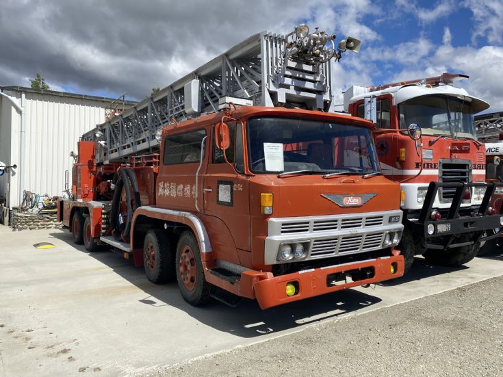 Hino 42 metre ladder fire truck