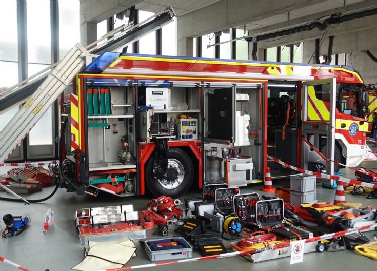 Rosenbauer RT HLF Detailed view (right side)