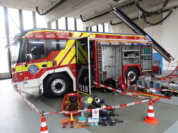 Rosenbauer RT HLF Detailed view (left side)