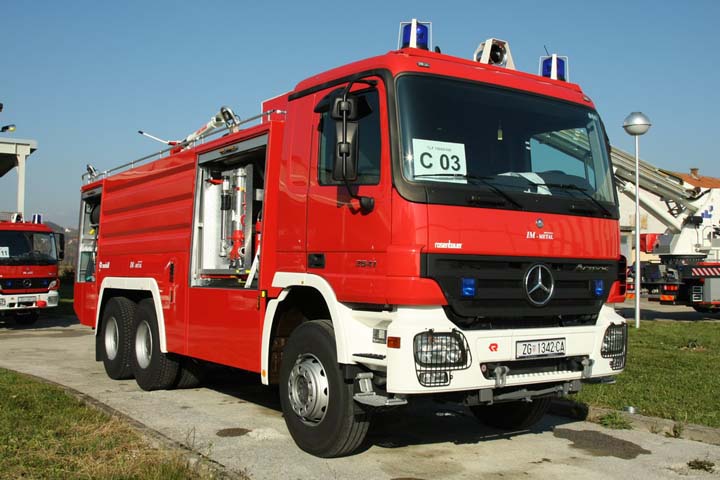 Fire Brigade Zagreb, Croatia fire appliance