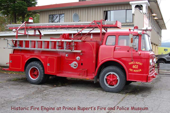 Prince Rupert's Fire & Police Museum 1958 pumper