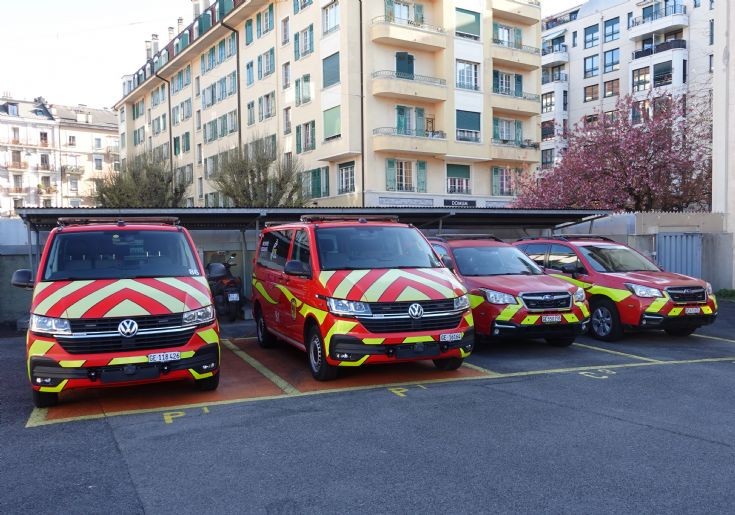 VW-Mazda Officers cars