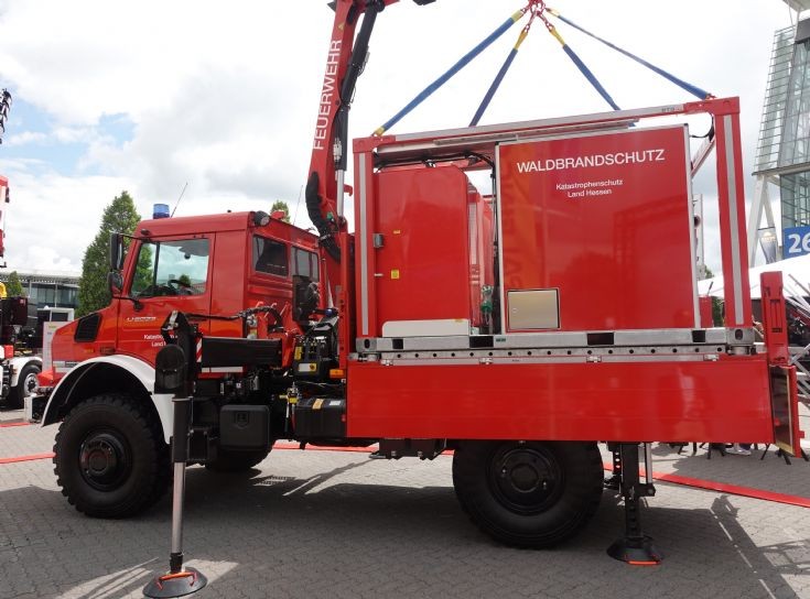 MB Unimog Brush fire support 