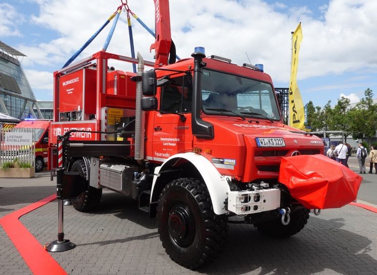 MB Unimog Brush fire support 