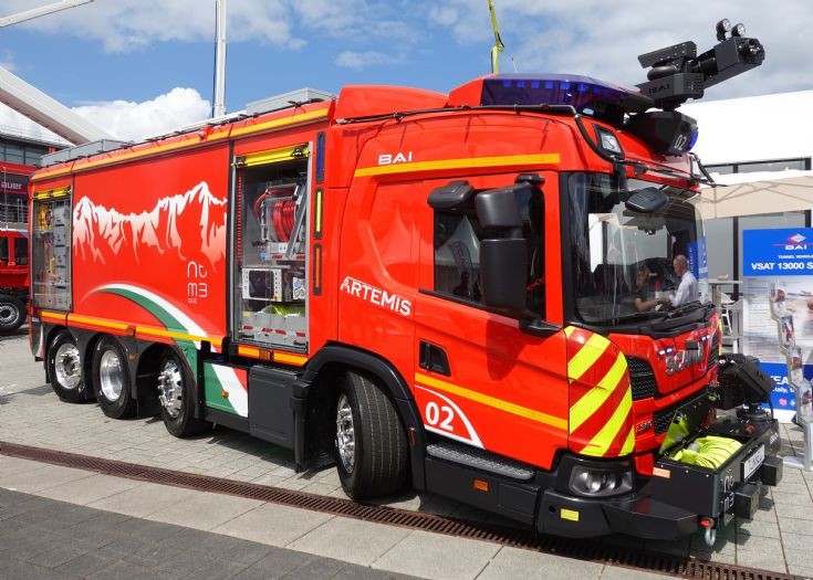 Scania-BAI VSAT 13000S. Tunnel Rescue Vehicle