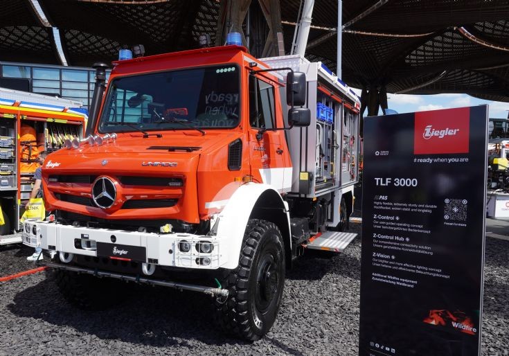 MB Unimog-Ziegler TLF 3000 – 4x4 Pump