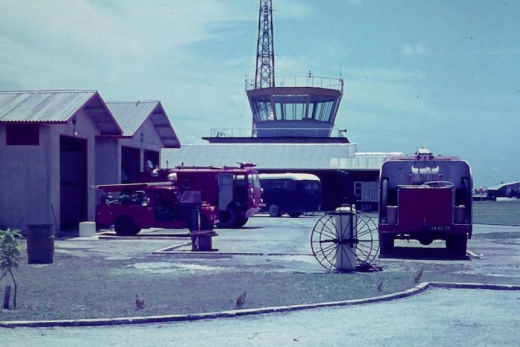 RAF Gan Maldives Alvis & Thornycroft crash tenders