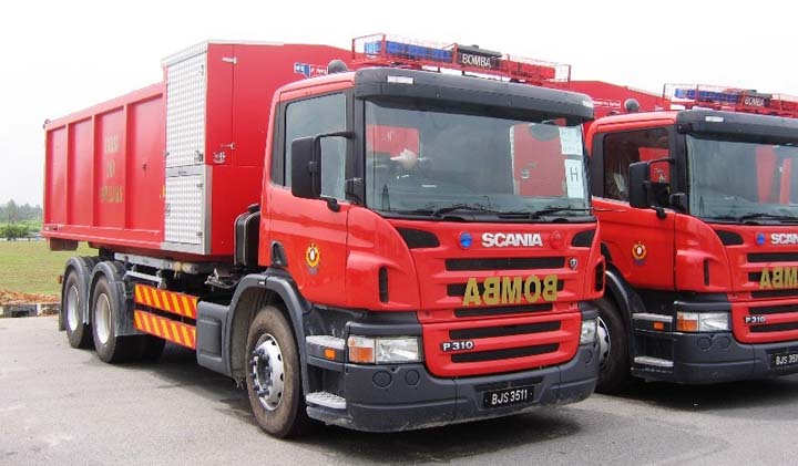 Malaysia FRS - Scania Multilift
