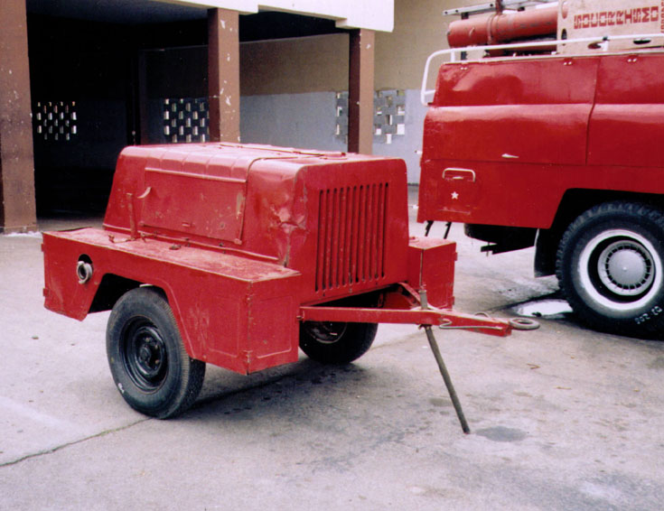 Russian Trailer Pump in Varadero, Cuba