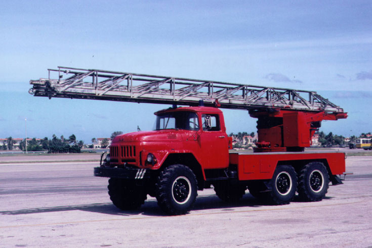 Ladder truck at Varadero, Cuba