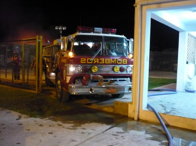 PIERCE Fire Engine in Lima, Peru