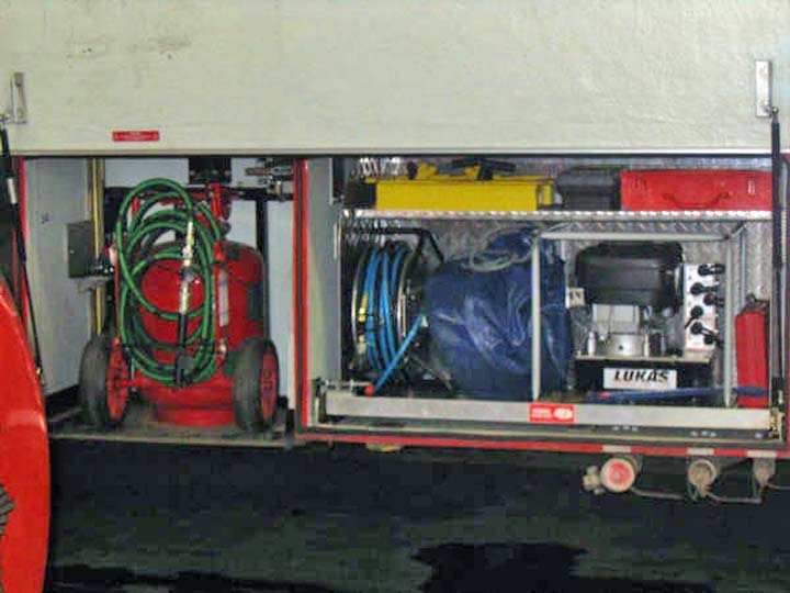 Inside the BAA Edinburgh Viper Belly locker