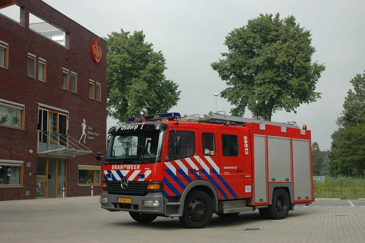Brandweer Amsterdam Mercedes Fire station Osdorp