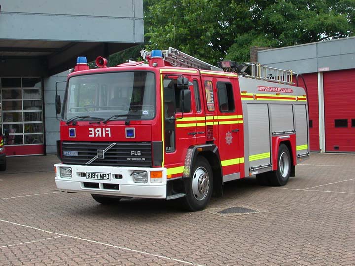 Photo of Hampshire FRS Volvo Fire appliance
