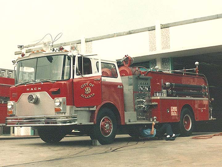 Atlanta Fire Department Eng. 1 circa 1982