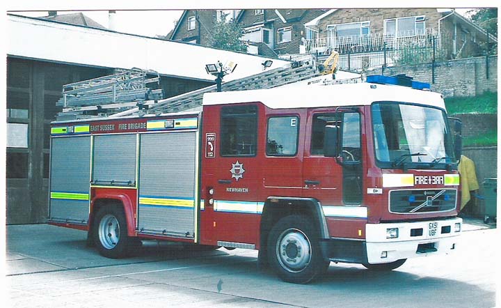 East Sussex Fire brigade Newhaven Volvo