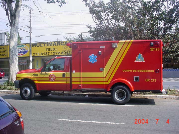 Fire Brigade São Paulo Brazil Rescue Ford 