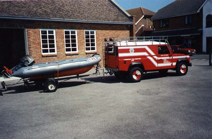 West Sussex FRS Landrover East Wittering