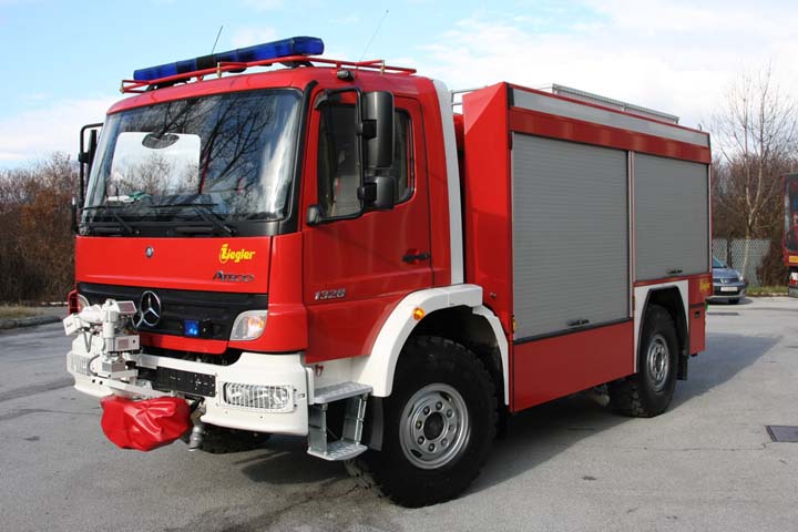 TLF of Fire brigade Highway Zagreb-Macelj Croatia