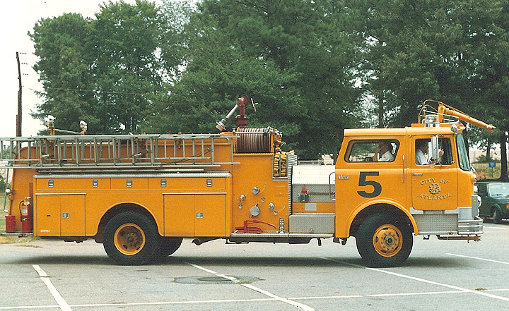 Atlanta Fire Dept. Yellow 5