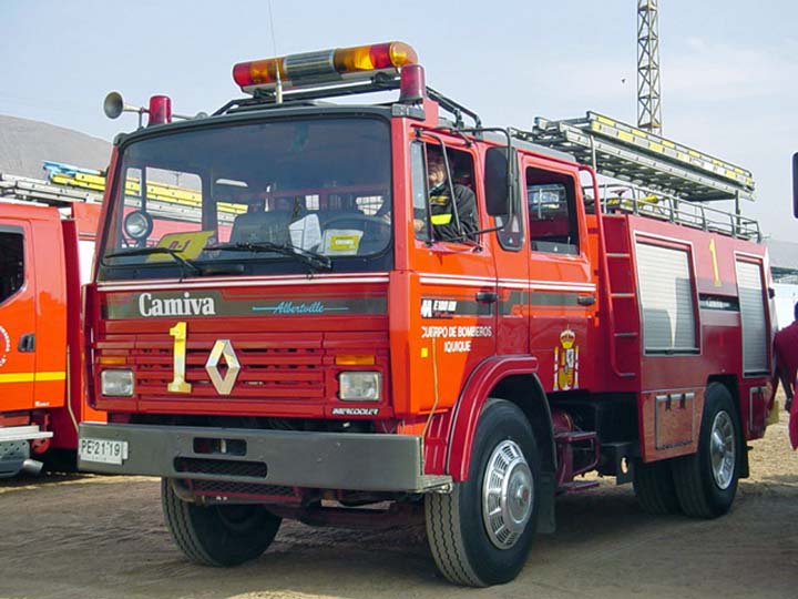 Spanish Fire company no.1 Chile Renault Camiva