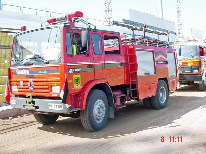 Germania Fire Company Chile Renault Camiva