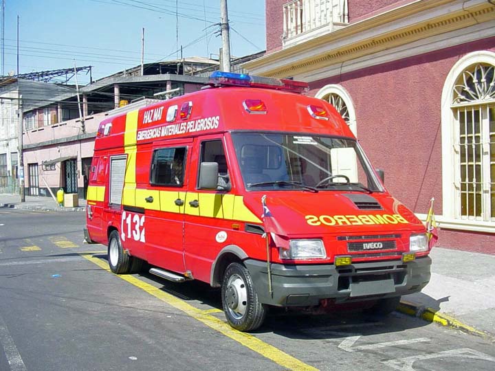 Fire Company Ausonia Chile Iveco Hazmat