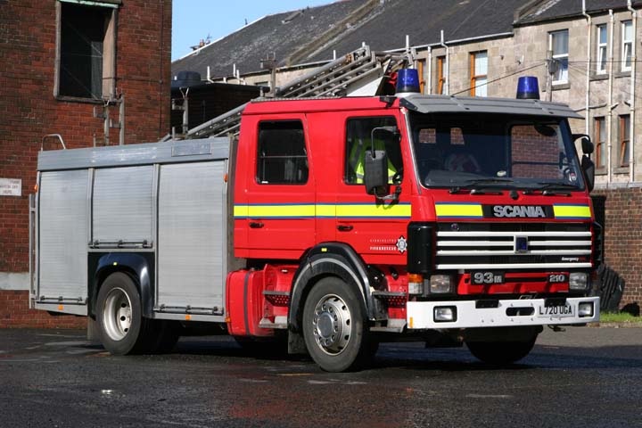 Strathclyde FRS Dumbarton Scania 93M