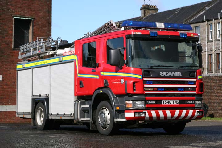 Strathclyde FRS Dumbarton Scania 94D