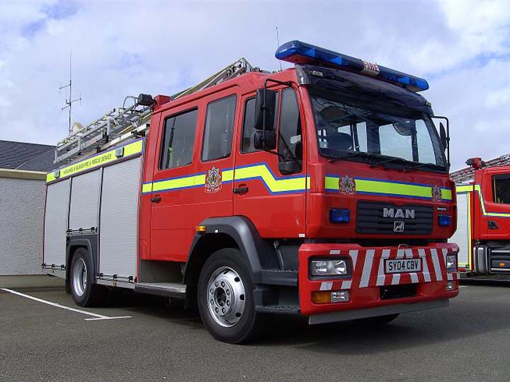 Highlands & islands fire & rescue MAN kirkwall