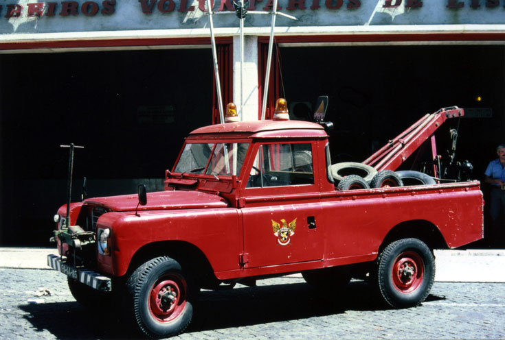 Land Rover fire appliance