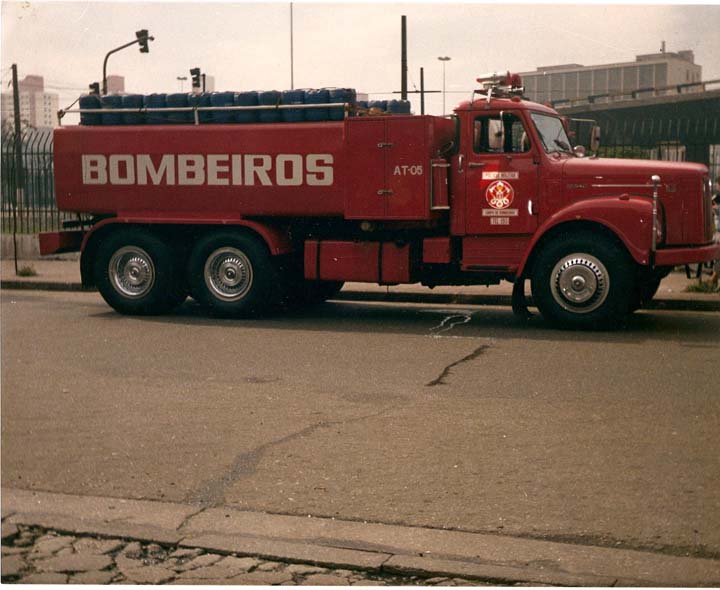 Bombeiros São Paulo Brazil Water Tanler Scania