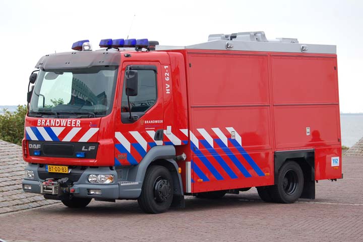 Brandweer Hellevoetsluis Emergency Tender DAF 