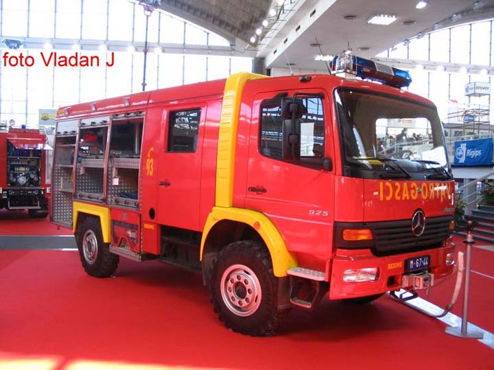 Fire brigade Belgrade Mercedes Benz Atego