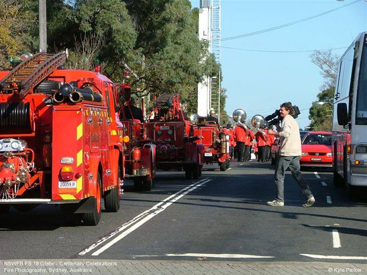 Fire engine convoy