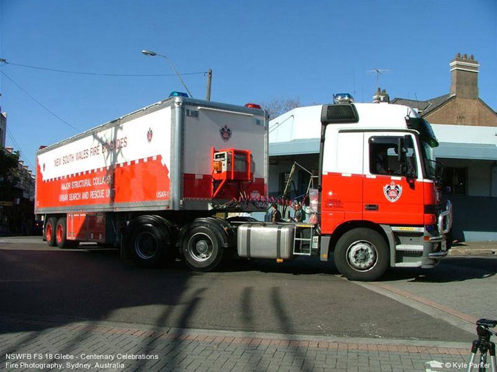 USAR1, New South Wales Fire Brigades