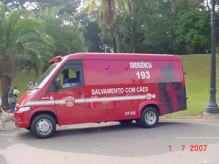 Fire Brigade São Paulo Brasil Rescue Dogs Unit