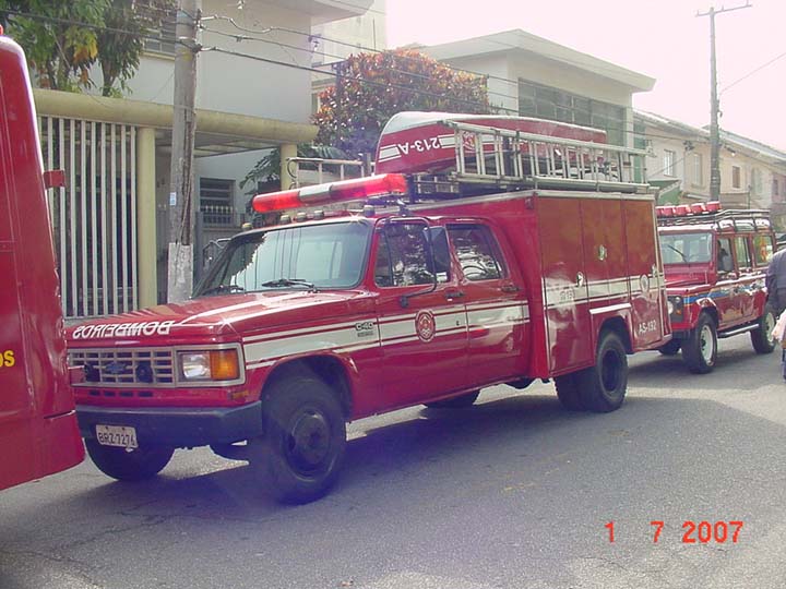 Fire Brigade São Paulo Brasil Chevrolet Rescue 