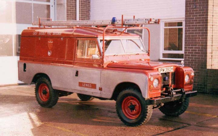 East Sussex Fire brigade Landrover L4P