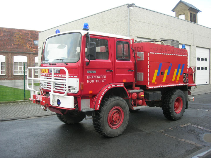 Renault Brandweer Houthulst Forest Fire Fighting