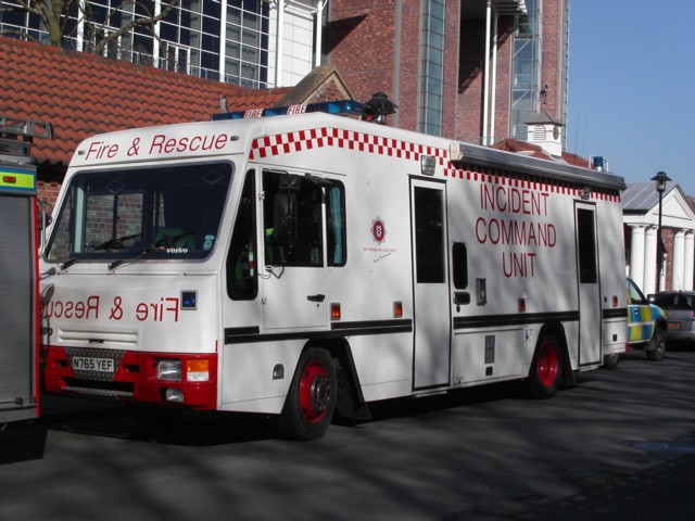North yorkshire incident command unit.