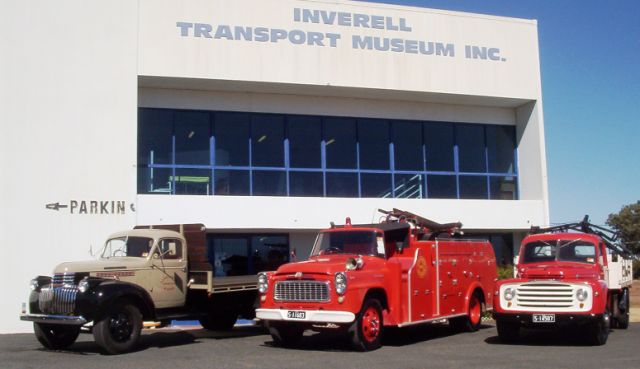 Line up in front of the Inverell Transport Museum