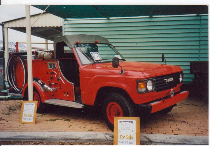 Toyota Japanese Fire truck HCVAQ show