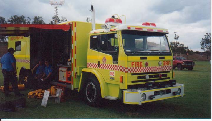 1998 Ipswich Fire awareness day Command unit