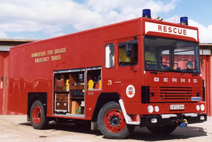 Humberside Emergency Tender Dennis SS135