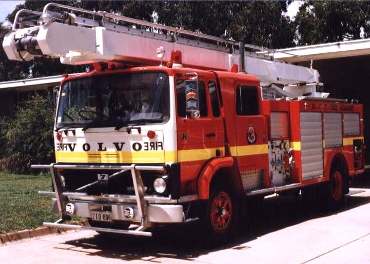 Australia Ainslie Fire Station Skyjet Volvo
