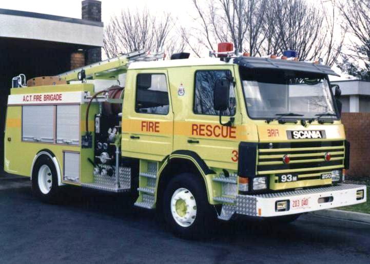 Australia Phillip Fire station Scania 93 Pumper