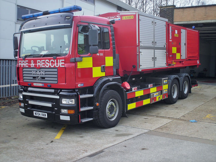 East Sussex Hove Fire station MAN HVP
