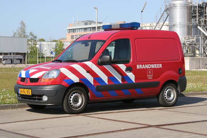 Works Fire brigade Solvay Duphar Weesp Kangoo